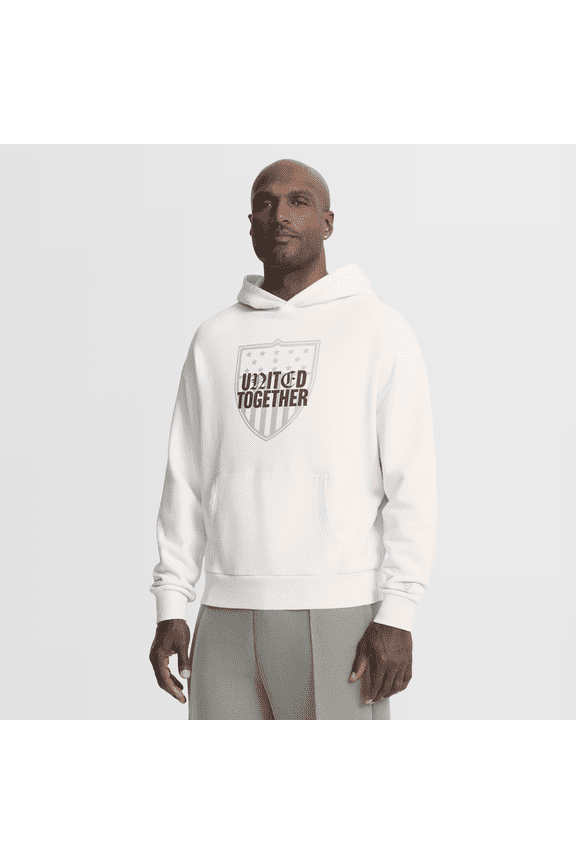 Men's Fanatics Cream Team USA Oversized Type Play Location Hoodie