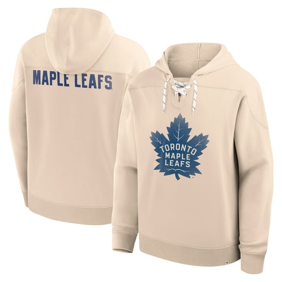 Men's Fanatics Cream Toronto Maple Leafs Vintage Hoodie