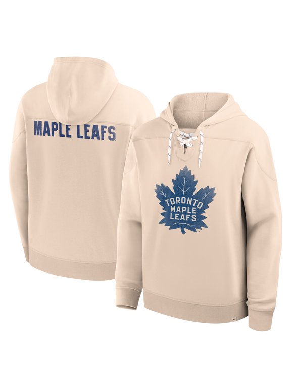 Men's Fanatics Cream Toronto Maple Leafs Vintage Hoodie