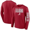thumbnail image 1 of Men's Fanatics  Crimson Alabama Crimson Tide Big & Tall Vision Long Sleeve T-Shirt, 1 of 3