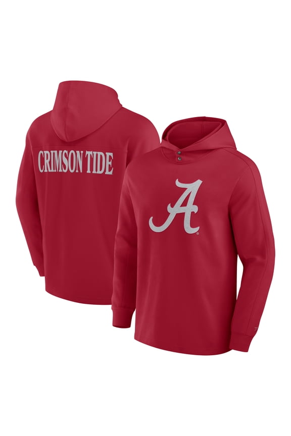 Men's Fanatics Crimson Alabama Crimson Tide Blaze Tri-Blend Pullover Hoodie