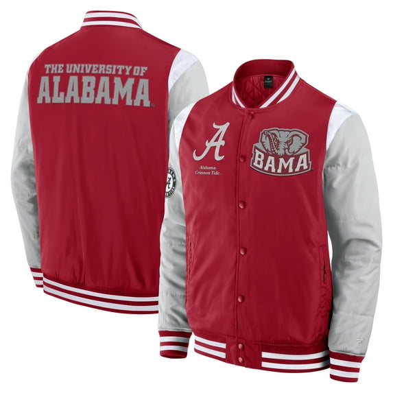 Men's Fanatics Crimson Alabama Crimson Tide Elements-Elite Full-Snap Jacket