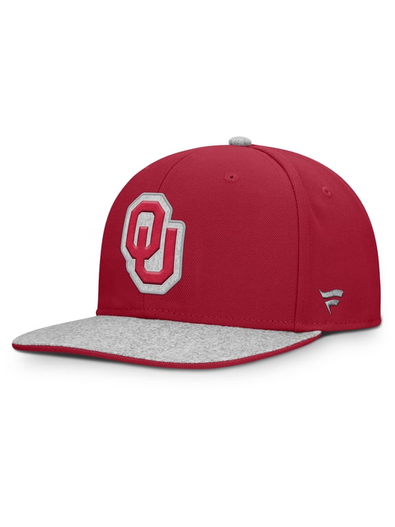 Men's Fanatics Crimson Oklahoma Sooners Loden Snapback Hat