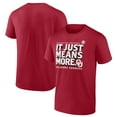 thumbnail image 1 of Men's Fanatics Crimson Oklahoma Sooners SEC It Just Means More T-Shirt, 1 of 3