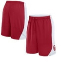 thumbnail image 1 of Men's Fanatics Crimson/White Oklahoma Sooners Strength Unleashed Shorts, 1 of 3