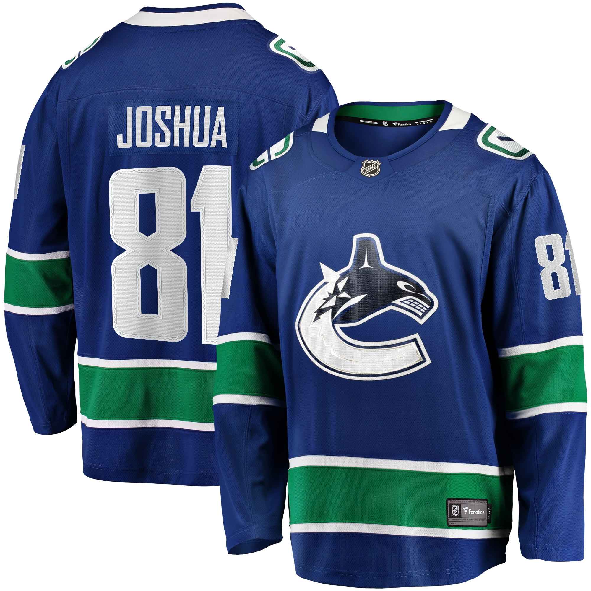 Men s Fanatics Blue Vancouver Canucks Home Team Breakaway Jersey Walmart