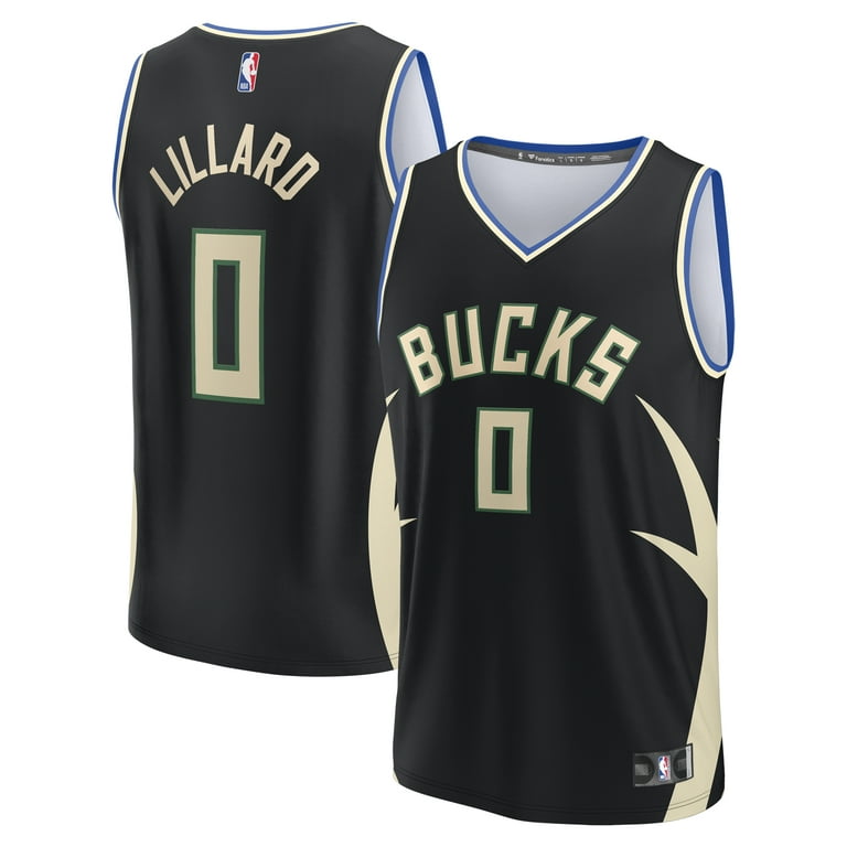 Damian lillard black jersey on sale