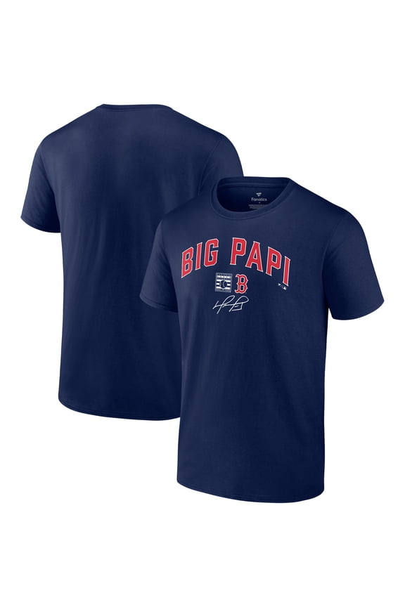 Men's Fanatics David Ortiz Navy Boston Red Sox Big Papi Graphic T-Shirt