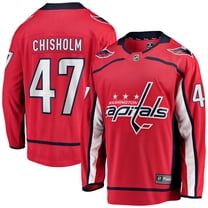 Men's Fanatics Declan Chisholm Red Washington Capitals Home Breakaway Jersey