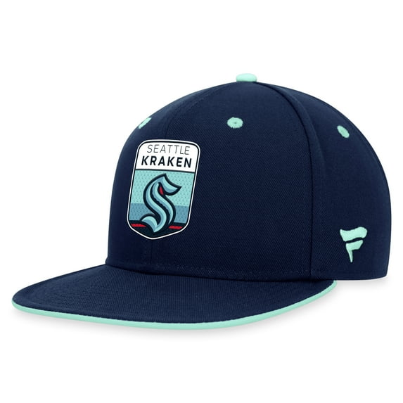 Men's Fanatics Deep Sea Blue Seattle Kraken 2023 NHL Draft Snapback Hat