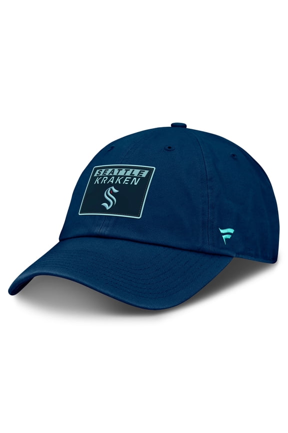 Men's Fanatics Deep Sea Blue Seattle Kraken Authentic Pro Prime Adjustable Hat