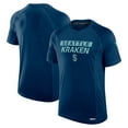thumbnail image 1 of Men's Fanatics Deep Sea Blue Seattle Kraken Authentic Pro Rink Tech T-Shirt, 1 of 3