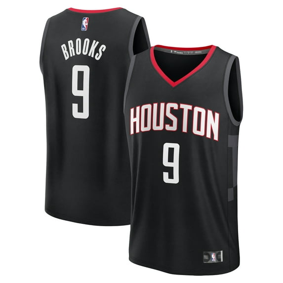 Men's Fanatics Dillon Brooks Black Houston Rockets Fast Break Replica Player Jersey - Statement Edition