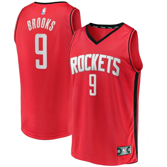 Men's Fanatics Dillon Brooks Red Houston Rockets Fast Break Replica Player Jersey - Icon Edition