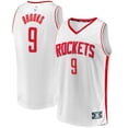 thumbnail image 1 of Men's Fanatics Dillon Brooks White Houston Rockets Fast Break Replica Player Jersey - Association Edition, 1 of 3
