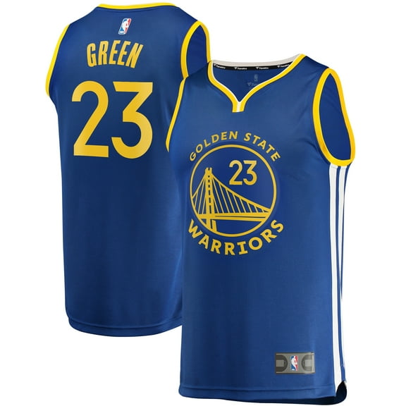 Men's Fanatics Draymond Green Royal Golden State Warriors Fast Break Replica Player Team Jersey - Icon Edition