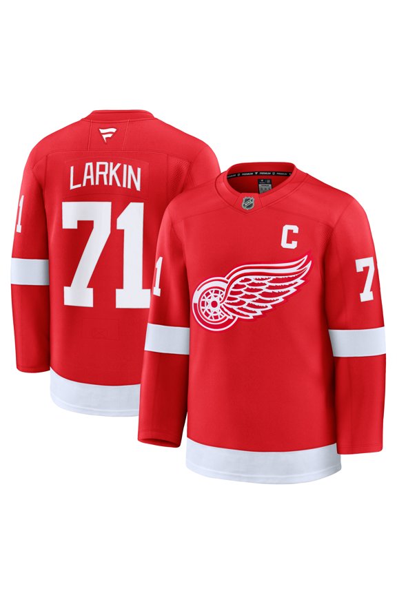 Men's Fanatics Dylan Larkin Red Detroit Red Wings Home Premium Jersey