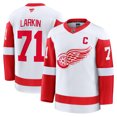 thumbnail image 1 of Men's Fanatics Dylan Larkin White Detroit Red Wings Away Premium Jersey, 1 of 6