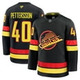 Men's Fanatics Elias Pettersson Black Vancouver Canucks Alternate