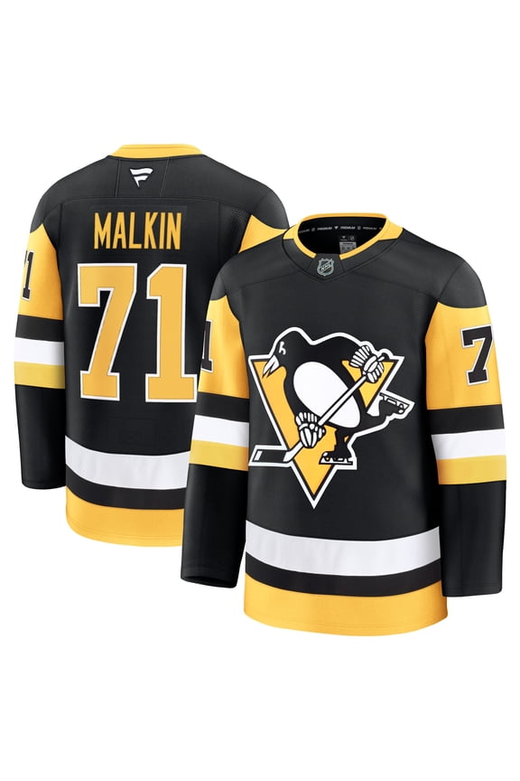 Men's Fanatics Evgeni Malkin Black Pittsburgh Penguins Home Premium Jersey