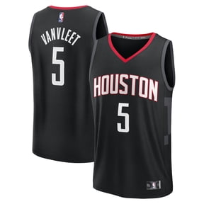 Men's Fanatics Fred VanVleet Black Houston Rockets Fast Break Replica Player Jersey - Statement Edition
