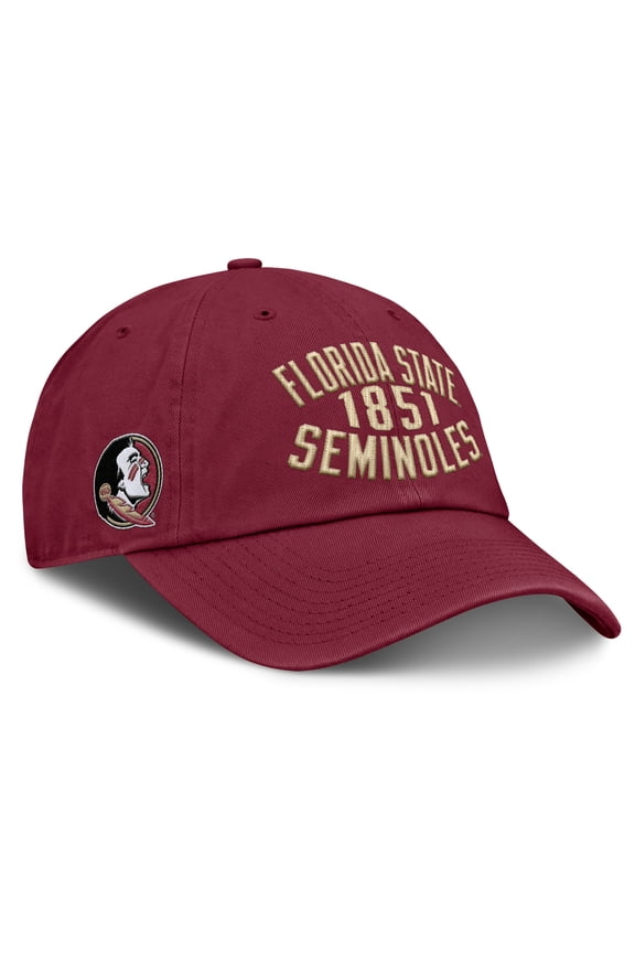 Men's Fanatics Garnet Florida State Seminoles Archer Adjustable Hat