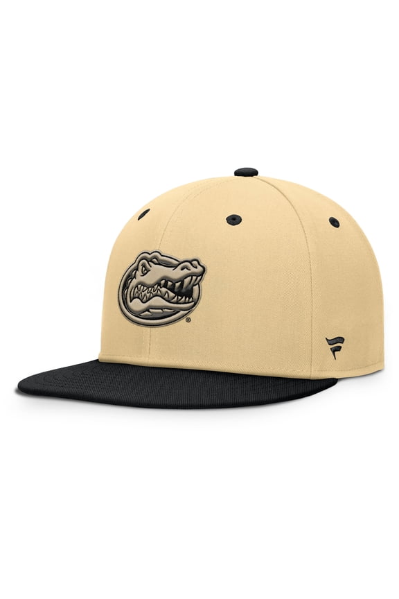 Men's Fanatics Khaki/Black Florida Gators Balance Fitted Hat