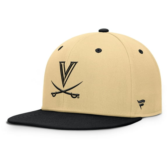 Men's Fanatics Khaki/Black Virginia Cavaliers Balance Fitted Hat
