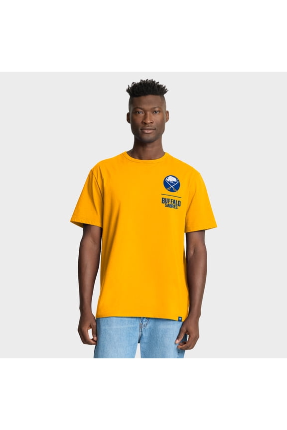 Men's Fanatics Gold Buffalo Sabres Crash The Net Legacy T-Shirt