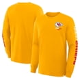 thumbnail image 1 of Men's Fanatics Gold Kansas City Chiefs Big & Tall Clock Management Legacy Long Sleeve T-Shirt, 1 of 3