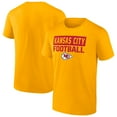 thumbnail image 1 of Men's Fanatics  Gold Kansas City Chiefs Serve T-Shirt, 1 of 3