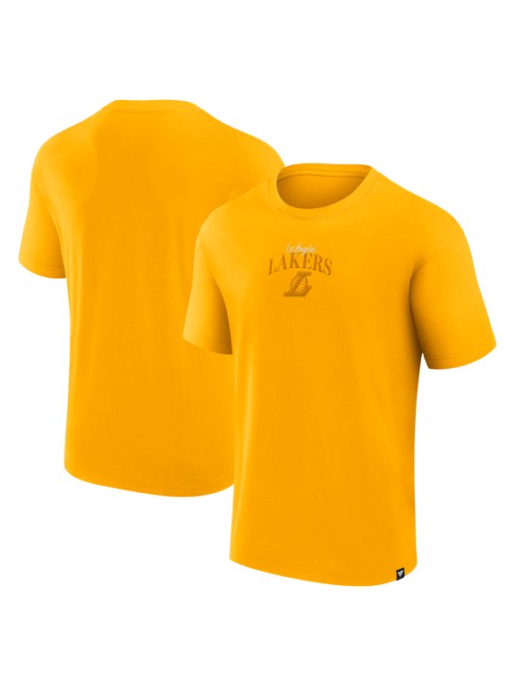 Men's Fanatics Gold Los Angeles Lakers Crossover Collection Full Court Press T-Shirt