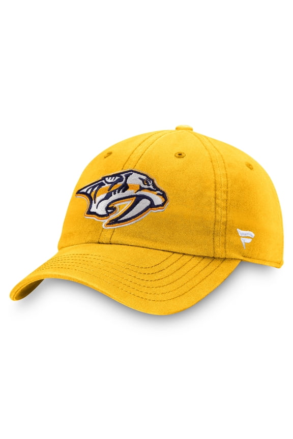 Men's Fanatics Gold Nashville Predators Core Primary Logo Adjustable Hat