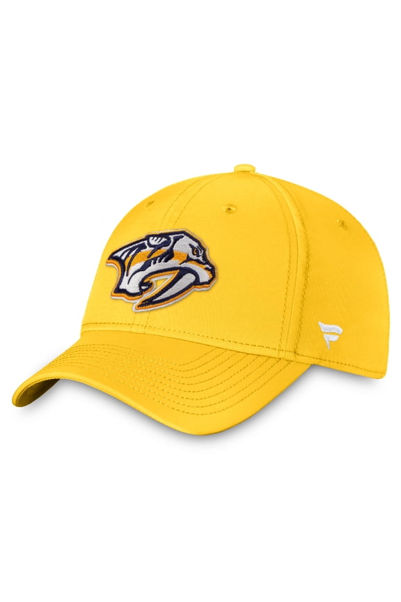 Men's Fanatics Gold Nashville Predators Core Primary Logo Flex Hat