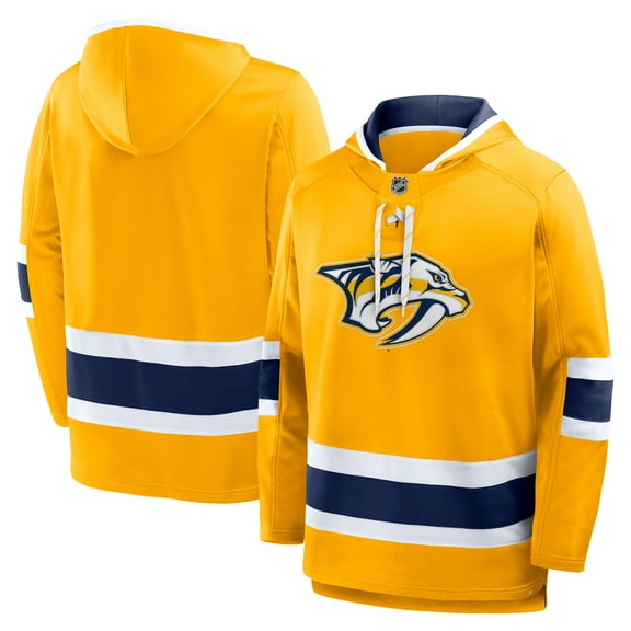 Men's Fanatics Gold Nashville Predators Prime Time Fleece Hoodie