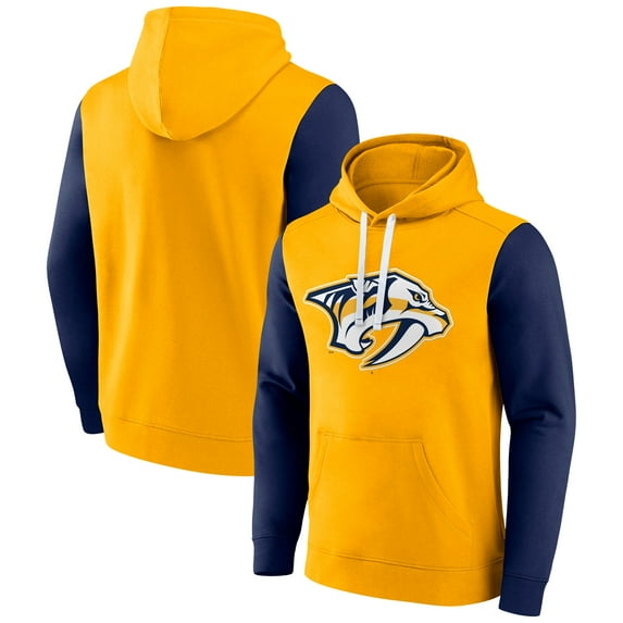Men's Fanatics Gold Nashville Predators Team Pullover Hoodie