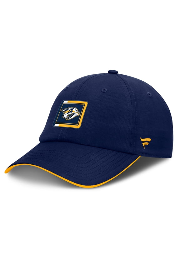 Men's Fanatics Gold/Navy Nashville Predators Authentic Pro Ripstop Adjustable Hat