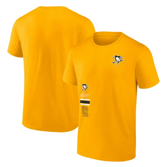 Men's Fanatics Gold Pittsburgh Penguins Represent T-Shirt