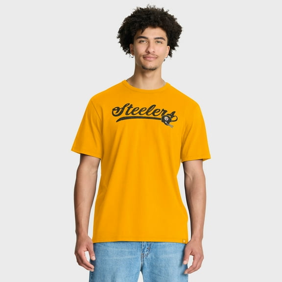 Men's Fanatics Gold Pittsburgh Steelers Fluid Motion Legacy T-Shirt