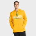 thumbnail image 1 of Men's Fanatics Gold St. Louis Blues Authentic Pro Rink Hoodie, 1 of 6