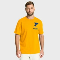 Men's Fanatics Gold St. Louis Blues Crash The Net Legacy T-Shirt