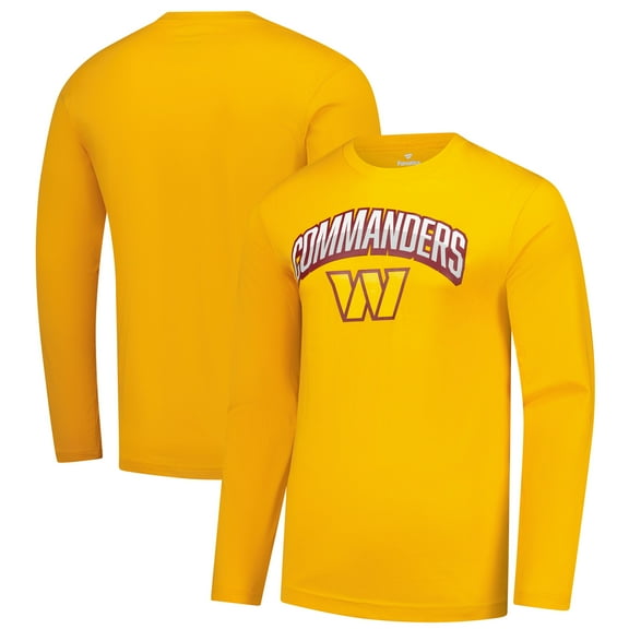 Men's-Fanatics  Gold Washington Commanders Long Sleeve T-Shirt