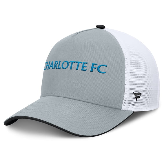 Men's Fanatics Gray Charlotte FC Knuckle Trucker Adjustable Hat