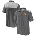 thumbnail image 1 of Men's Fanatics Gray Cleveland Browns Long Shot Polo, 1 of 3