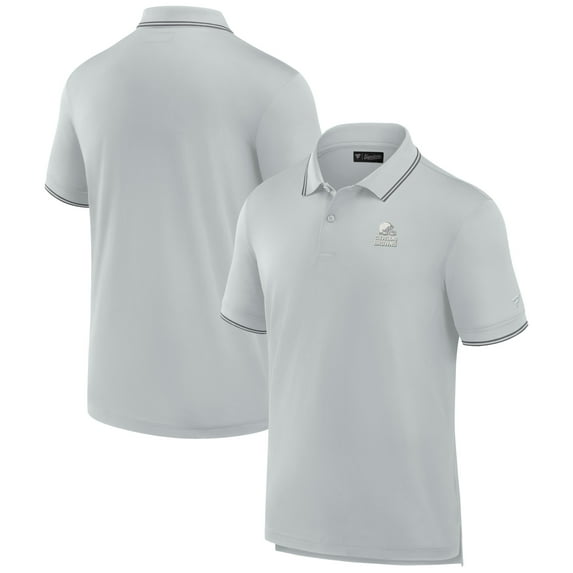 Men's Fanatics Gray Cleveland Browns Front Office Pique Polo