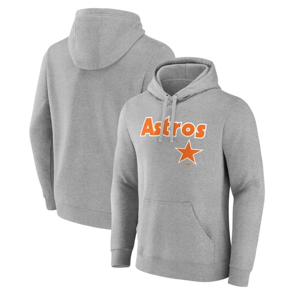 Men's Gray Houston Astros Wahconah Pullover Hoodie