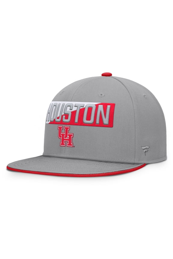 Men's Fanatics Gray Houston Cougars Duo Snapback Hat