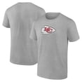 thumbnail image 1 of Men's-Fanatics  Gray Kansas City Chiefs Distressed Throwback Logo T-Shirt, 1 of 3