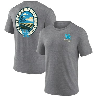 Men's Fanatics  Gray Kentucky Wildcats Heritage Tri-Blend Region Outdoors T-Shirt