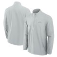 thumbnail image 1 of Men's Fanatics Gray Los Angeles Chargers Front Office Micro Tonal Quarter-Zip Pullover, 1 of 3